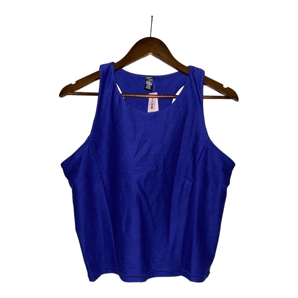 Victoria's Secret Racerback Crop Tank Top Compression Gym Workout Women XL NEW